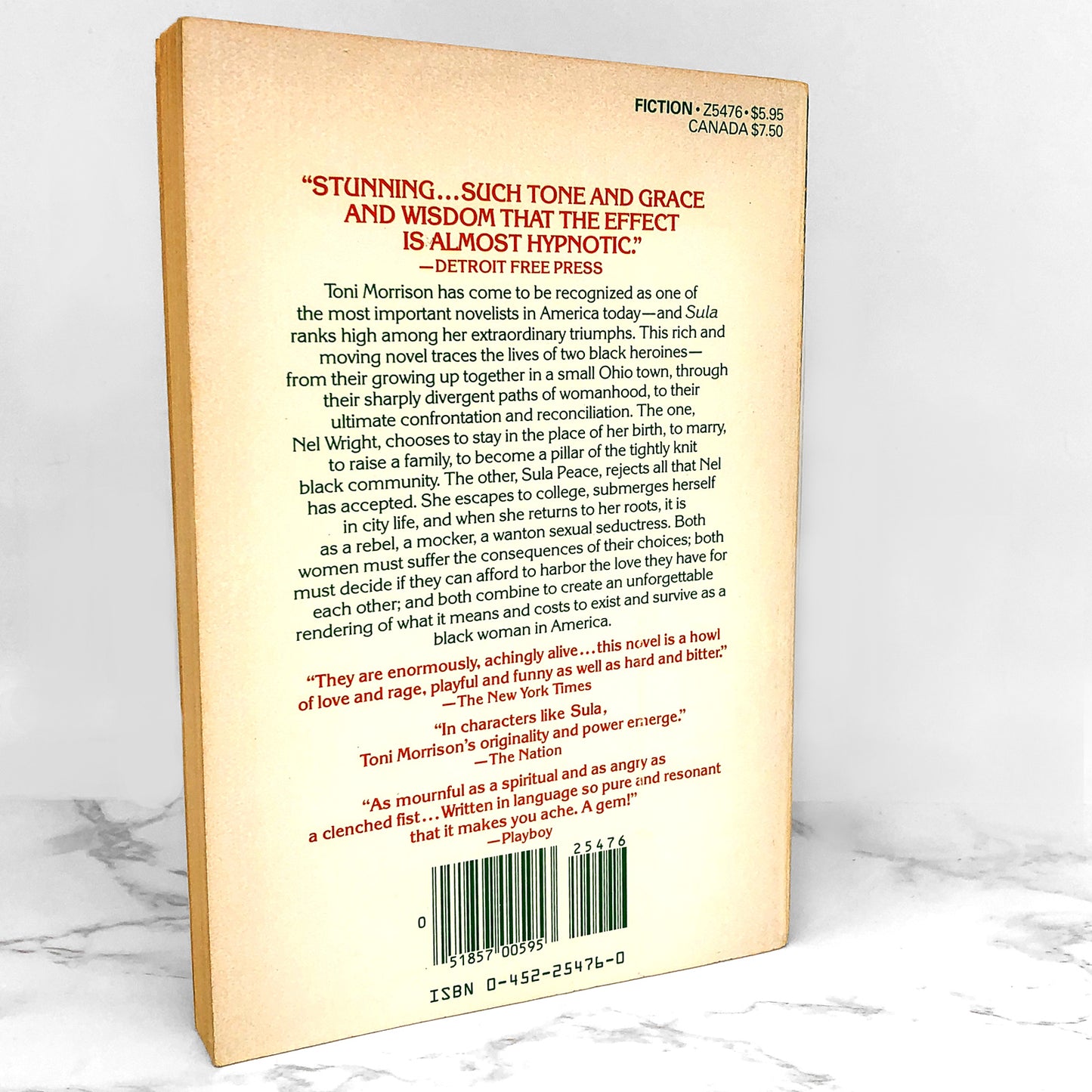 Sula by Toni Morrison SIGNED! [1982 TRADE PAPERBACK] Plume Books