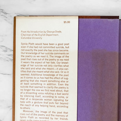 A Closer Look at Ariel: A Memory of Sylvia Plath by Nancy Hunter Steiner [FIRST EDITION] - Bookshop Apocalypse