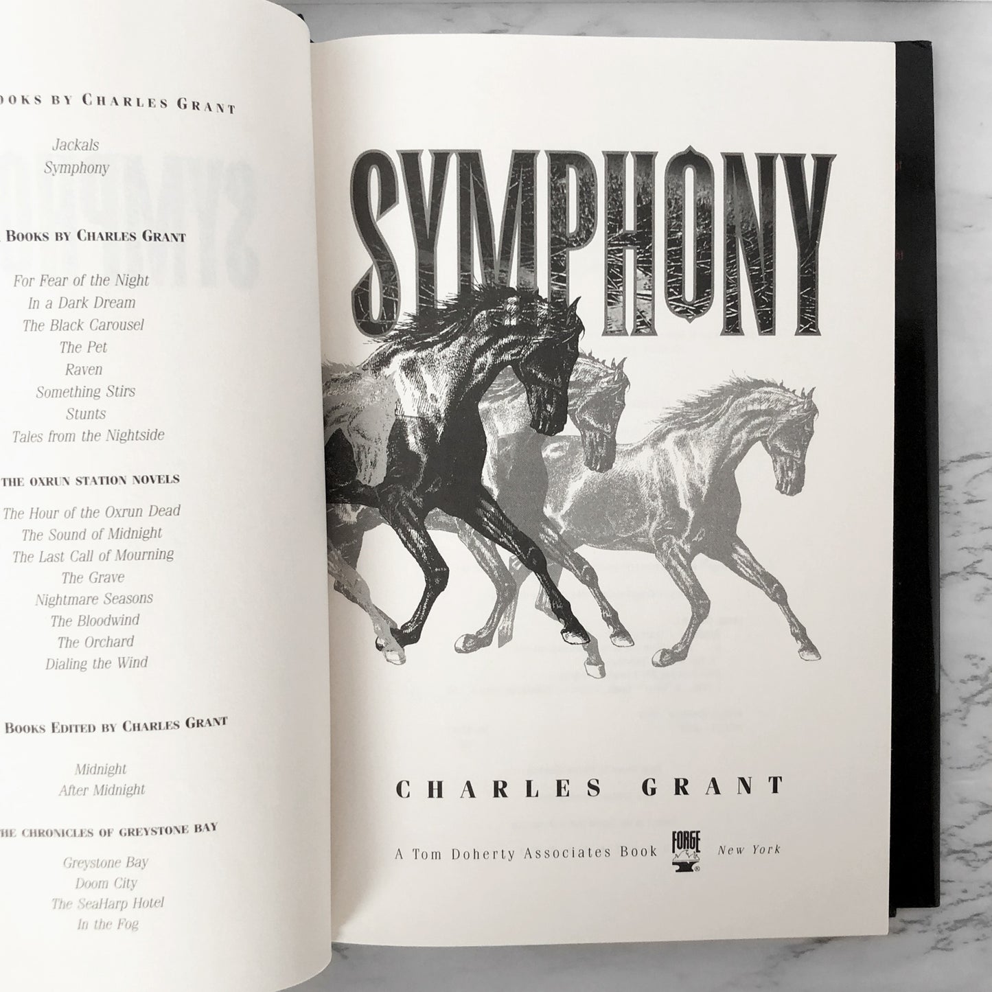 Symphony by Charles L. Grant [FIRST EDITION / FIRST PRINTING] 1997