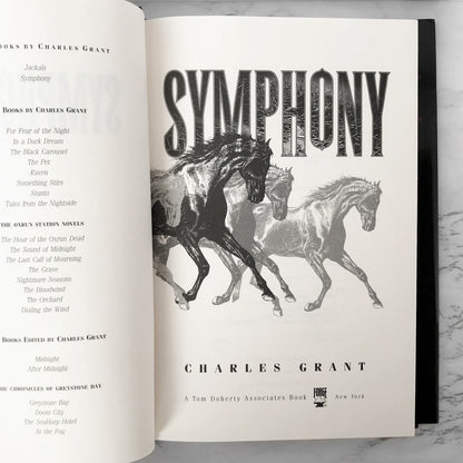 Symphony by Charles L. Grant [FIRST EDITION / FIRST PRINTING] 1997