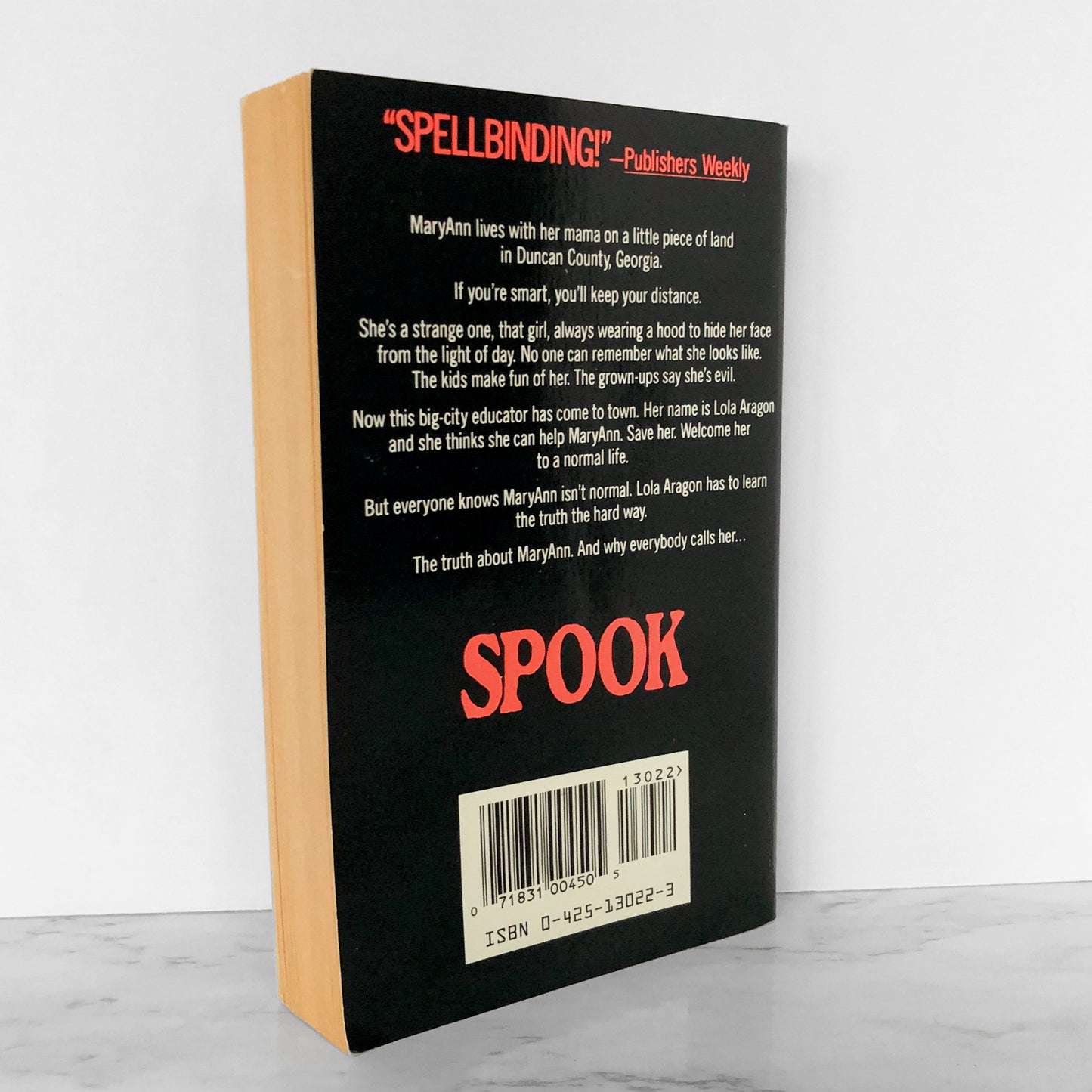 Spook by Steve Vance [FIRST PAPERBACK PRINTING / 1991]