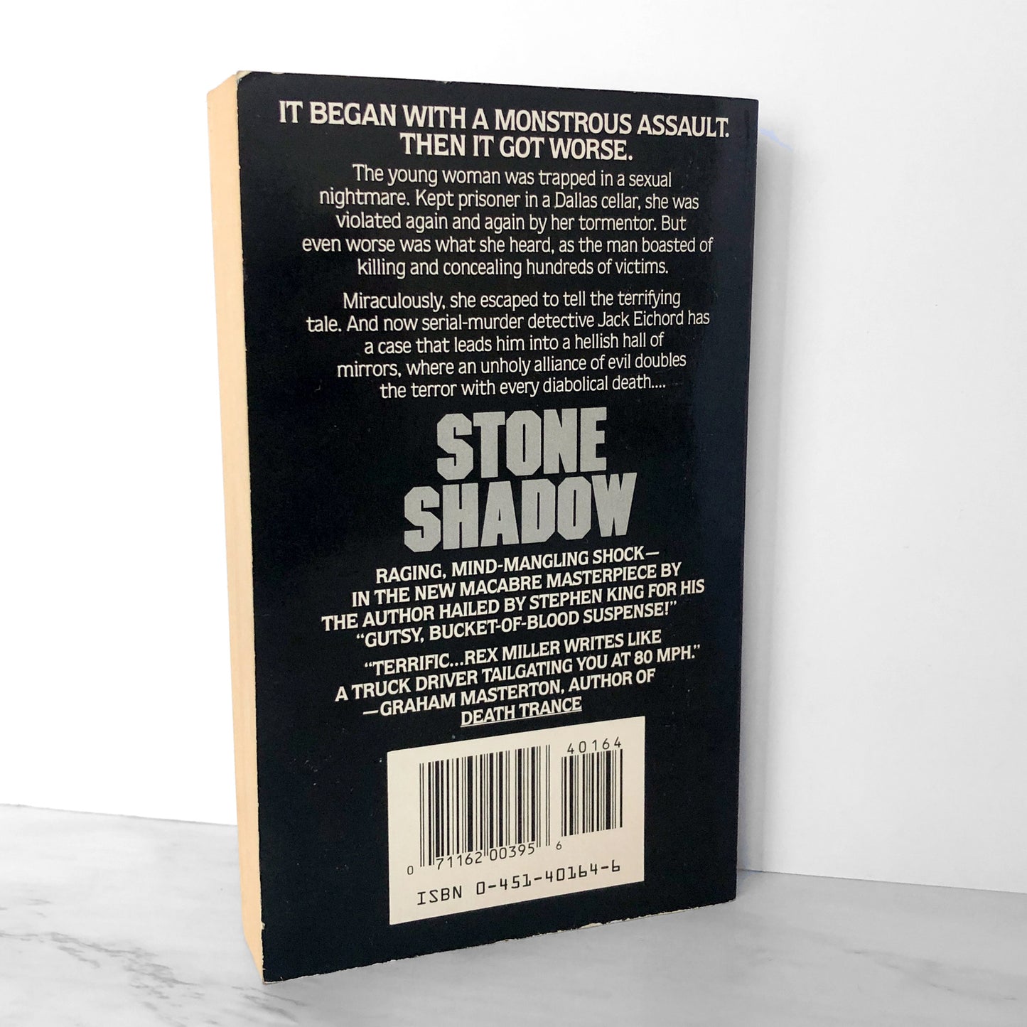 Stone Shadow by Rex Miller [FIRST EDITION / FIRST PRINTING] 1989