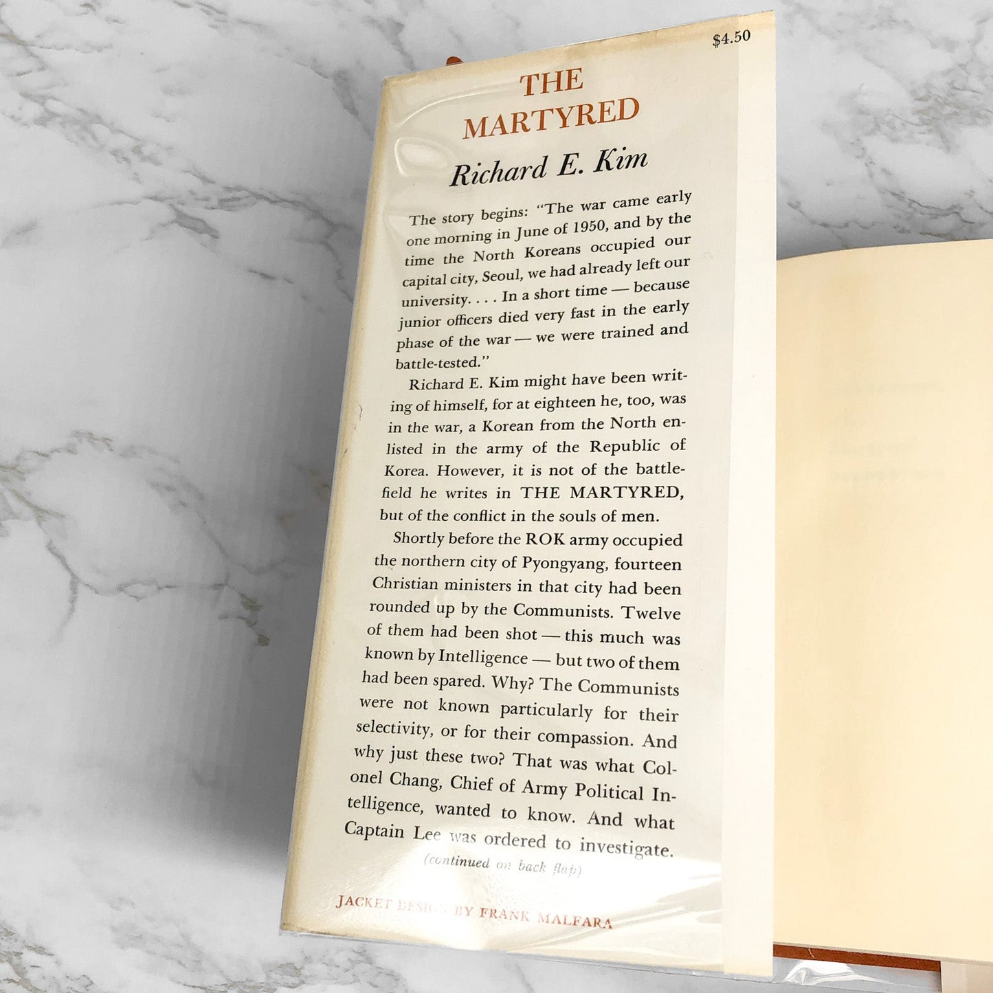 The Martyred by Richard E. Kim [FIRST EDITION] 1964