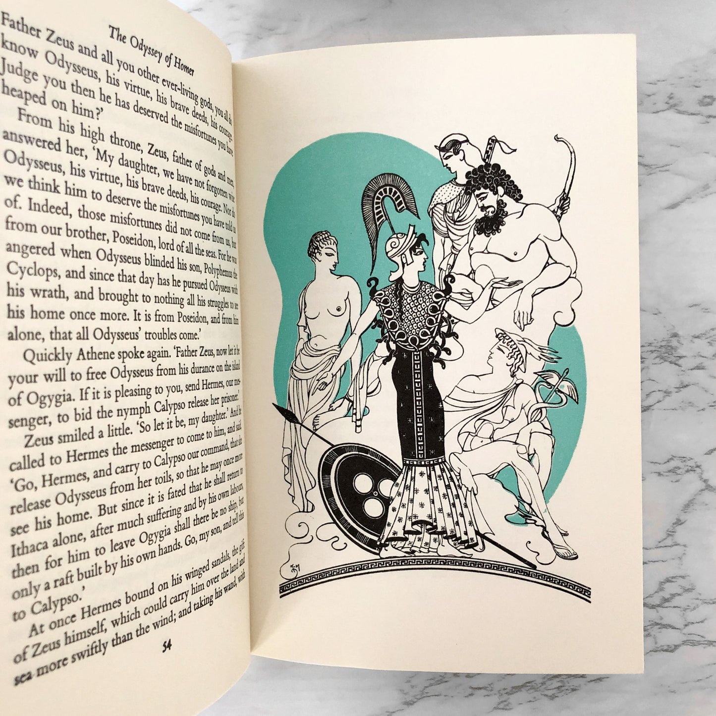 The Odyssey by Homer [ILLUSTRATED U.K. HARDCOVER] 1978 • Oxford