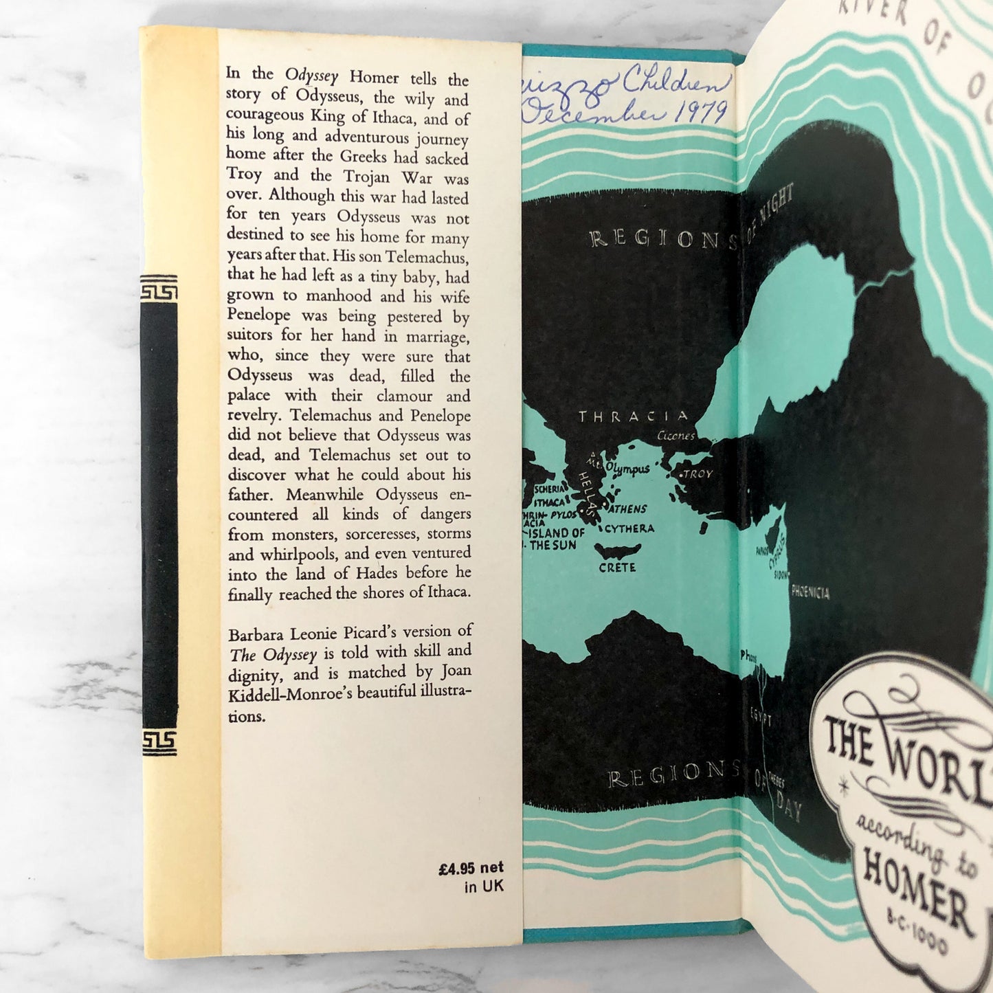 The Odyssey by Homer [ILLUSTRATED U.K. HARDCOVER] 1978 • Oxford