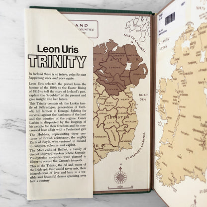 Trinity: A Novel of Ireland by Leon Uris SIGNED! [FIRST EDITION / FIRST PRINTING] 1976
