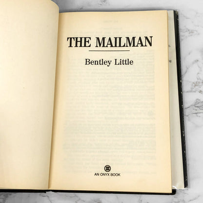 The Mailman by Bentley Little [1991 HARDCOVER] BCE • Onyx
