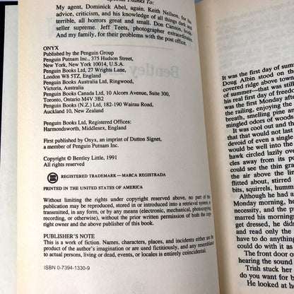 The Mailman by Bentley Little [1991 HARDCOVER] BCE • Onyx