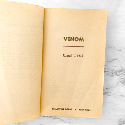 Venom by Russell O'Neil [FIRST EDITION] 1979