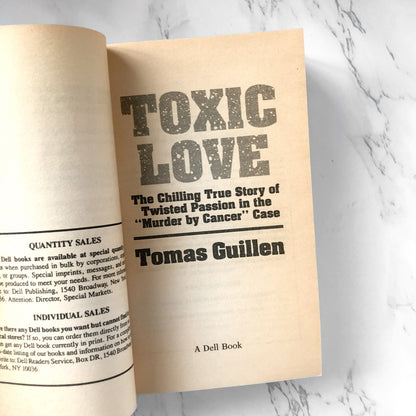 Toxic Love by Thomas Guillen [FIRST PAPERBACK PRINTING / 1995]