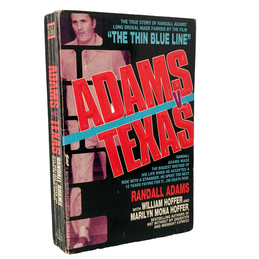 Adams V. Texas by Randall Adams & William Hoffer [1991 PAPERBACK] - Bookshop Apocalypse