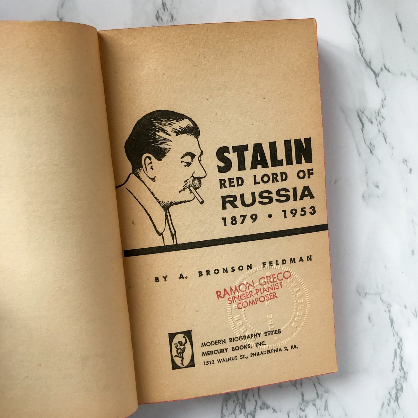 Stalin: Red Lord of Russia by A. Bronson Feldman [1962 PAPERBACK] - Bookshop Apocalypse