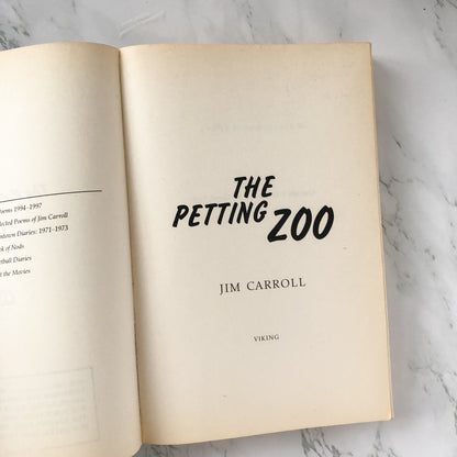 The Petting Zoo by Jim Carroll [UNCORRECTED PROOF] - Bookshop Apocalypse