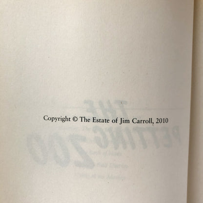 The Petting Zoo by Jim Carroll [UNCORRECTED PROOF] - Bookshop Apocalypse