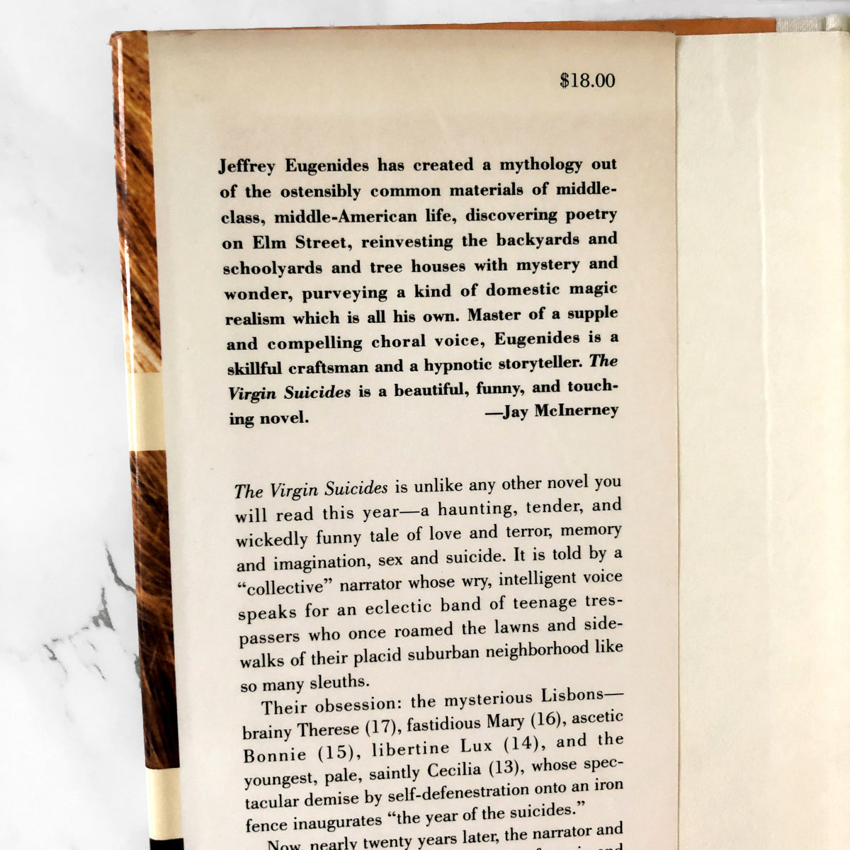 The Virgin Suicides by Jeffrey Eugenides [FIRST EDITION] - Bookshop Apocalypse