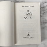 A Fan's Notes by Frederick Exley [MODERN LIBRARY HARDCOVER] - Bookshop Apocalypse