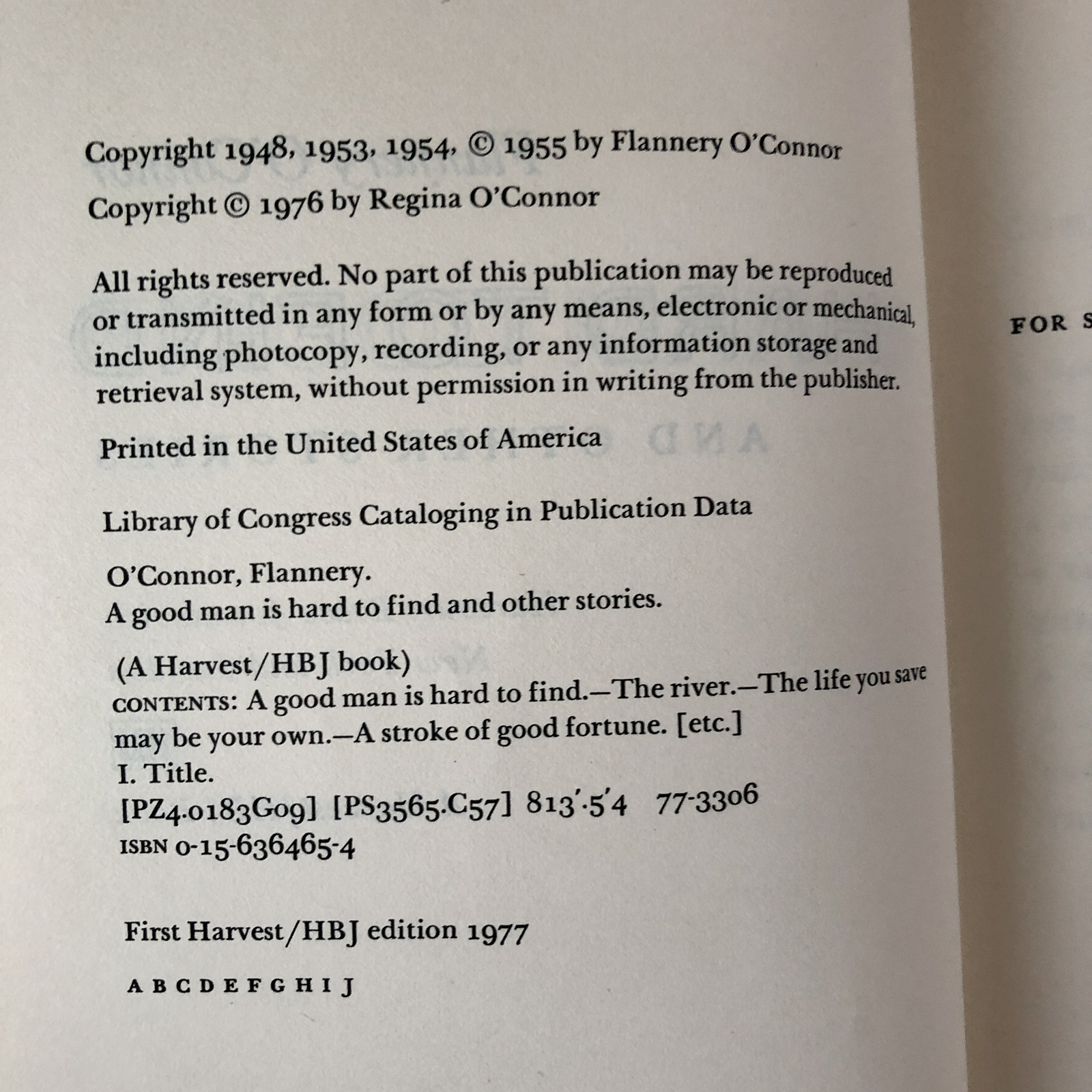A Good Man is Hard to Find & Other Stories by Flannery O'Connor [1983 TRADE PAPERBACK] - Bookshop Apocalypse