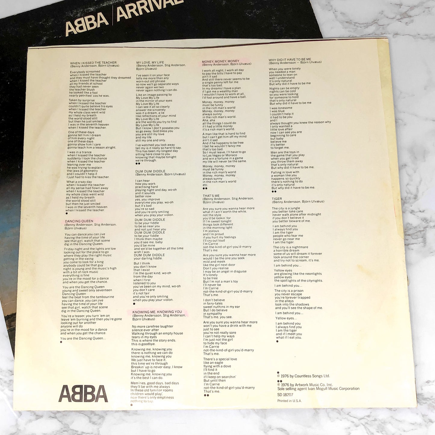 ABBA - Arrival [VINYL LP] 1976 • Atlantic