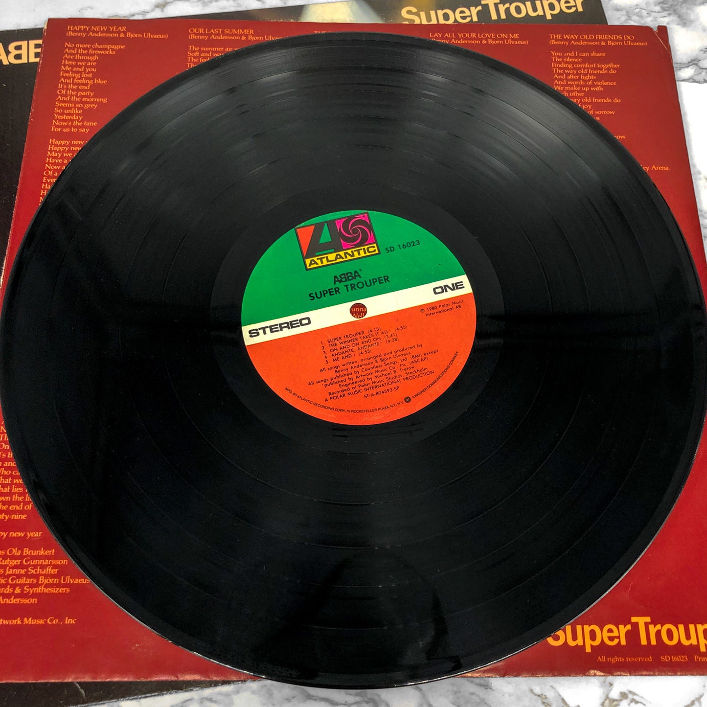 ABBA - Super Trouper [VINYL LP] 1980 • Atlantic