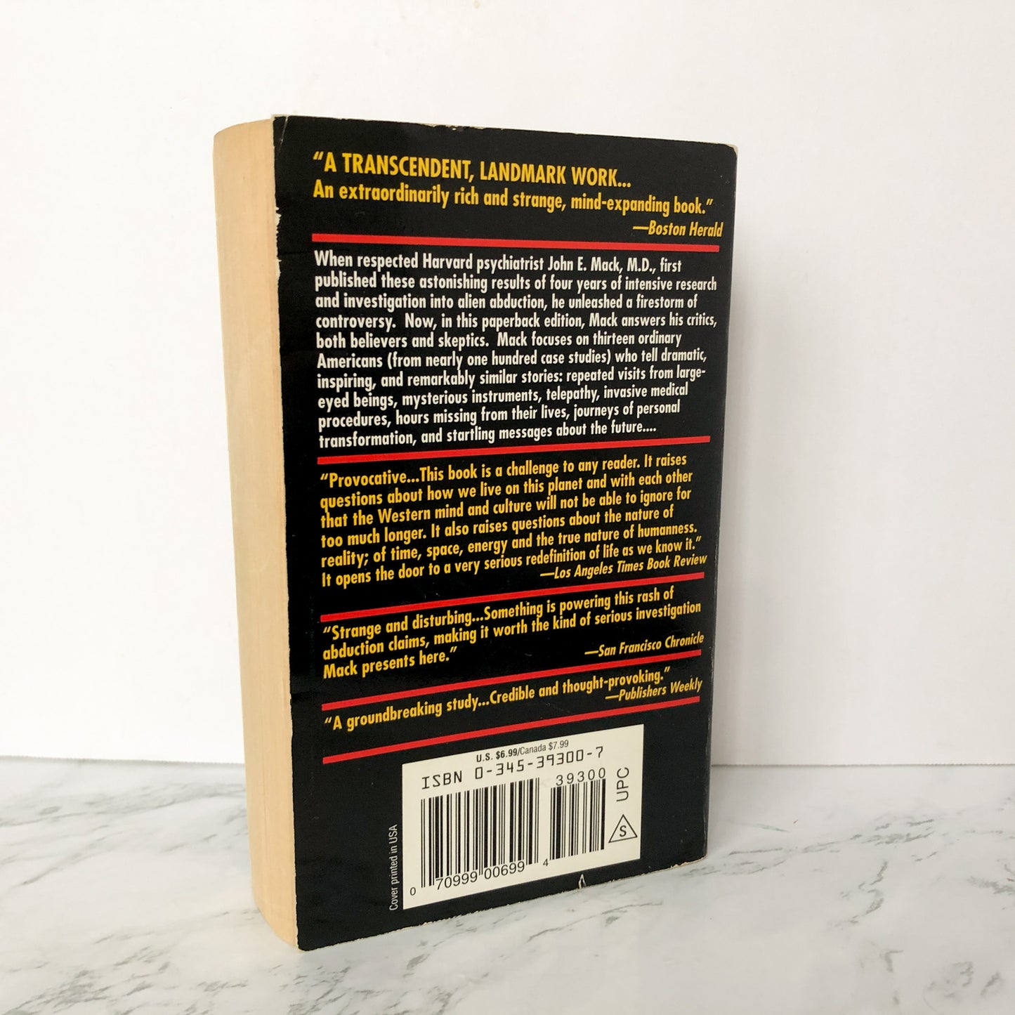 Abduction: Human Encounters With Aliens by John E. Mack M.D. [1995 PAPERBACK] - Bookshop Apocalypse