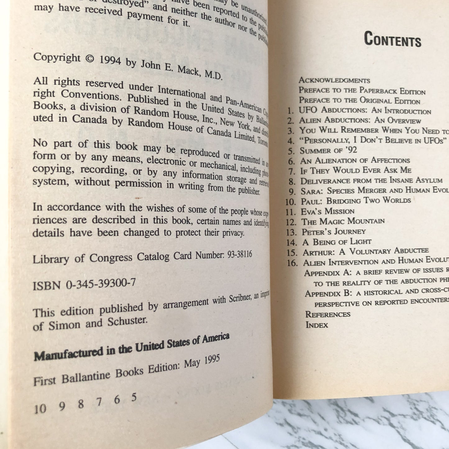Abduction: Human Encounters With Aliens by John E. Mack M.D. [1995 PAPERBACK] - Bookshop Apocalypse