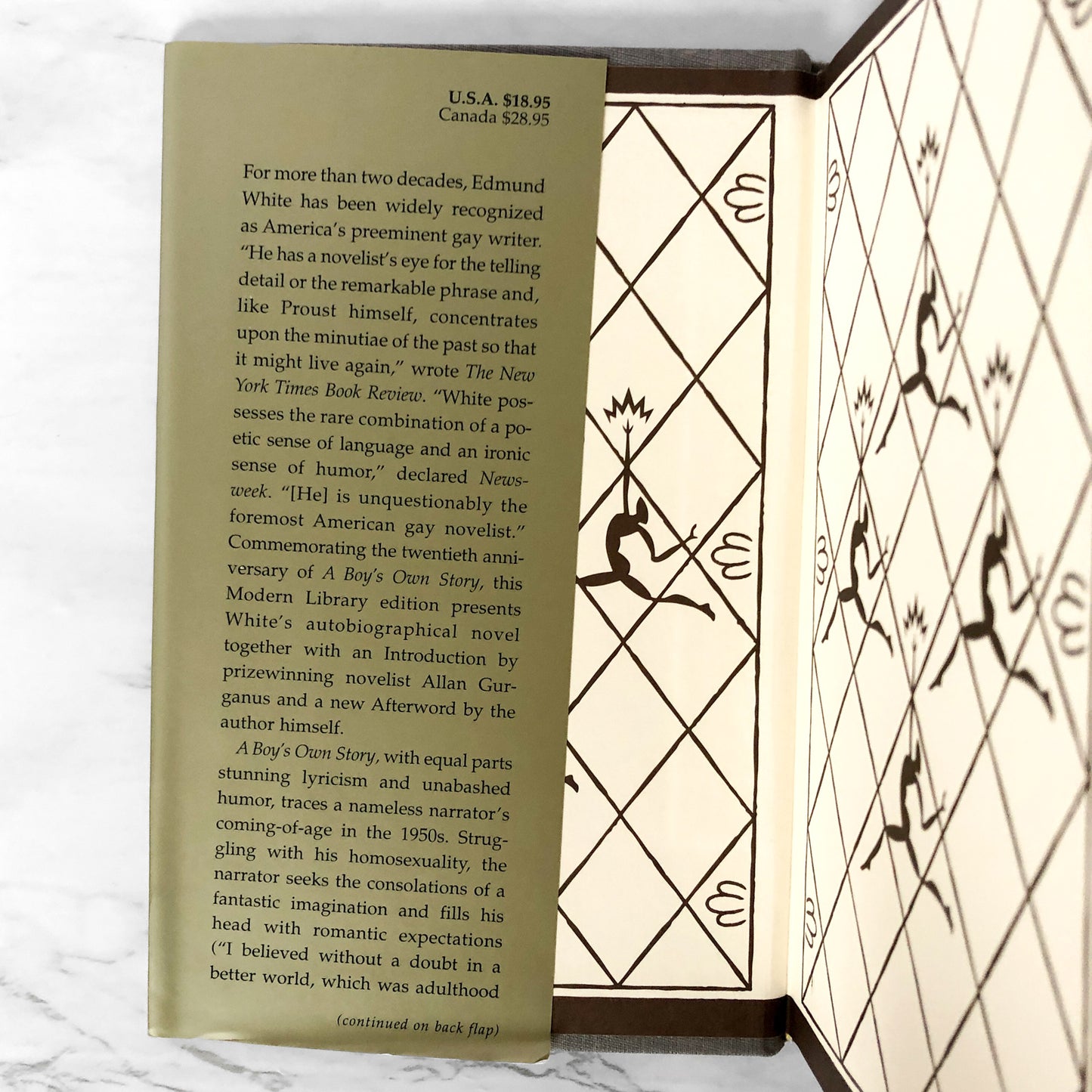 A Boy's Own Story by Edmund White [MODERN LIBRARY HARDCOVER] 2002