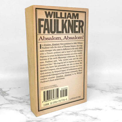 Absalom, Absalom! by William Faulkner [1987 PAPERBACK]