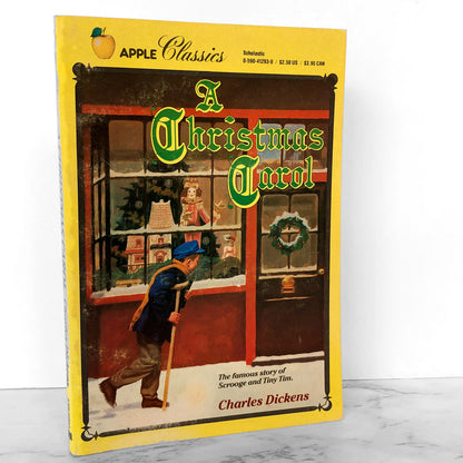 A Christmas Carol by Charles Dickens [TRADE PAPERBACK] 1990 • Apple