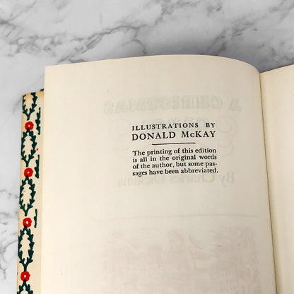 A Christmas Carol by Charles Dickens [1960 HARDCOVER] Peter Pauper Press