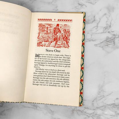 A Christmas Carol by Charles Dickens [1960 HARDCOVER] Peter Pauper Press