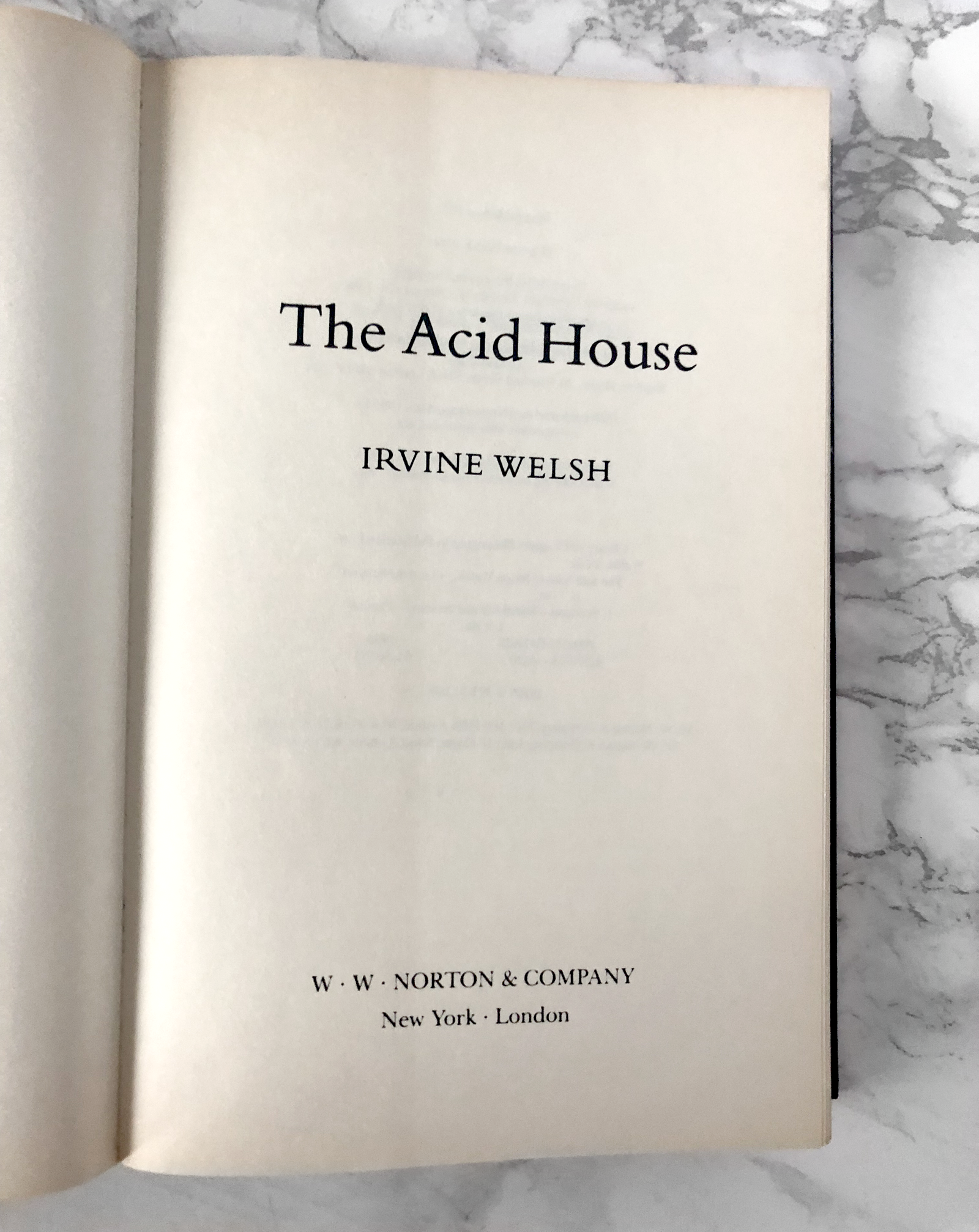 The Acid House by Irvine Welsh