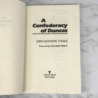 A Confederacy of Dunces by John Kennedy Toole [1987 TRADE PAPERBACK]