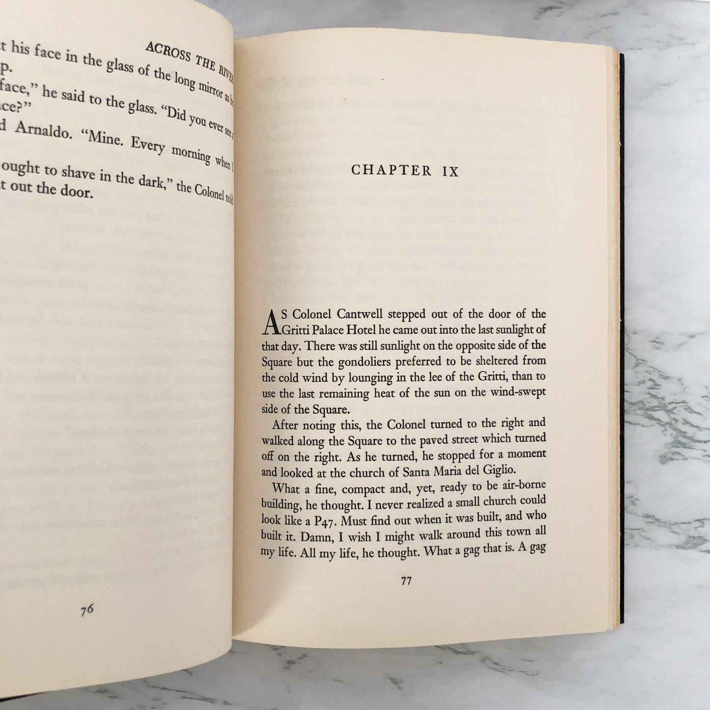 Across the River and into the Trees by Ernest Hemingway [FIRST EDITION / FIRST PRINTING]