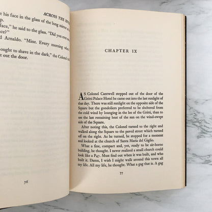 Across the River and into the Trees by Ernest Hemingway [FIRST EDITION / FIRST PRINTING]