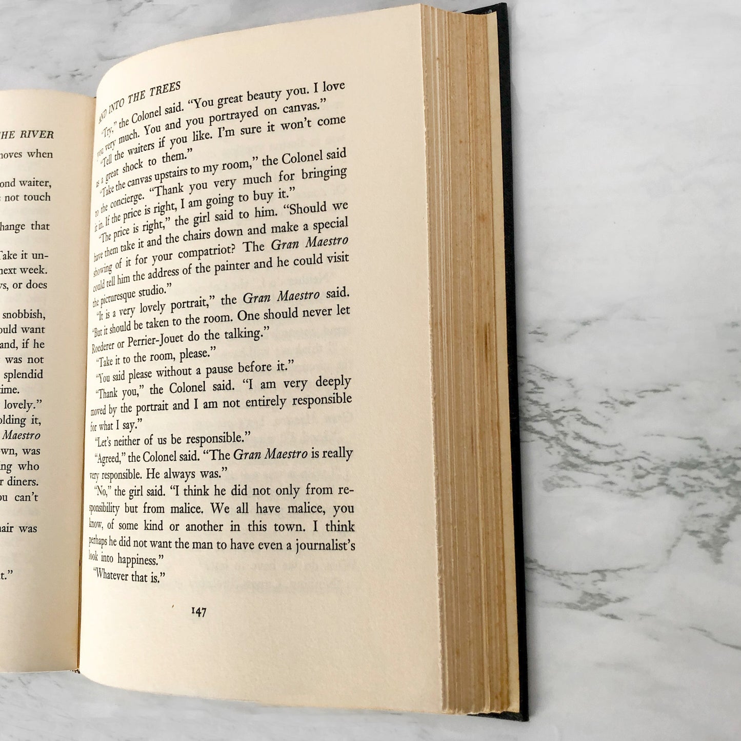 Across the River and into the Trees by Ernest Hemingway [FIRST EDITION / FIRST PRINTING]