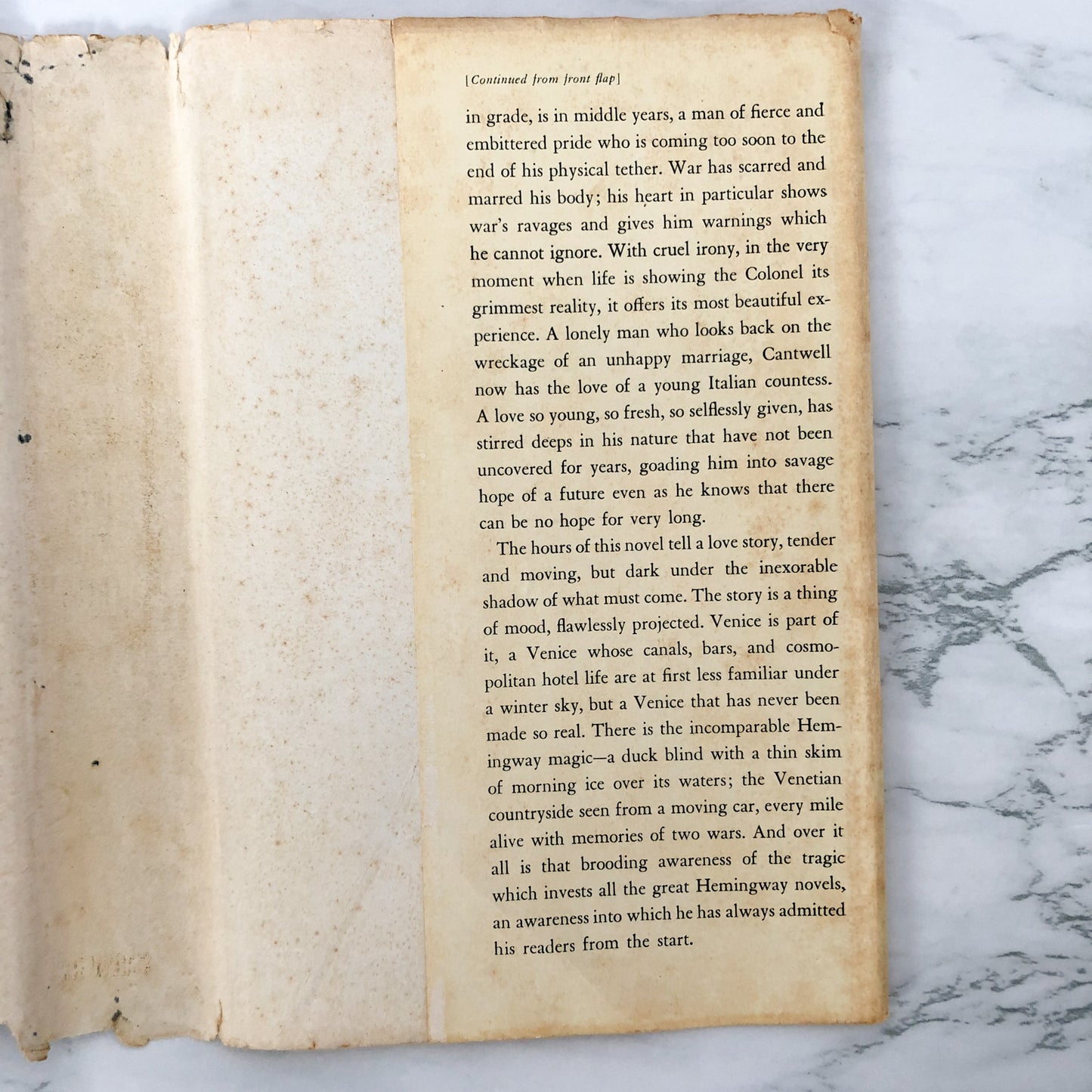 Across the River and into the Trees by Ernest Hemingway [FIRST EDITION / FIRST PRINTING]