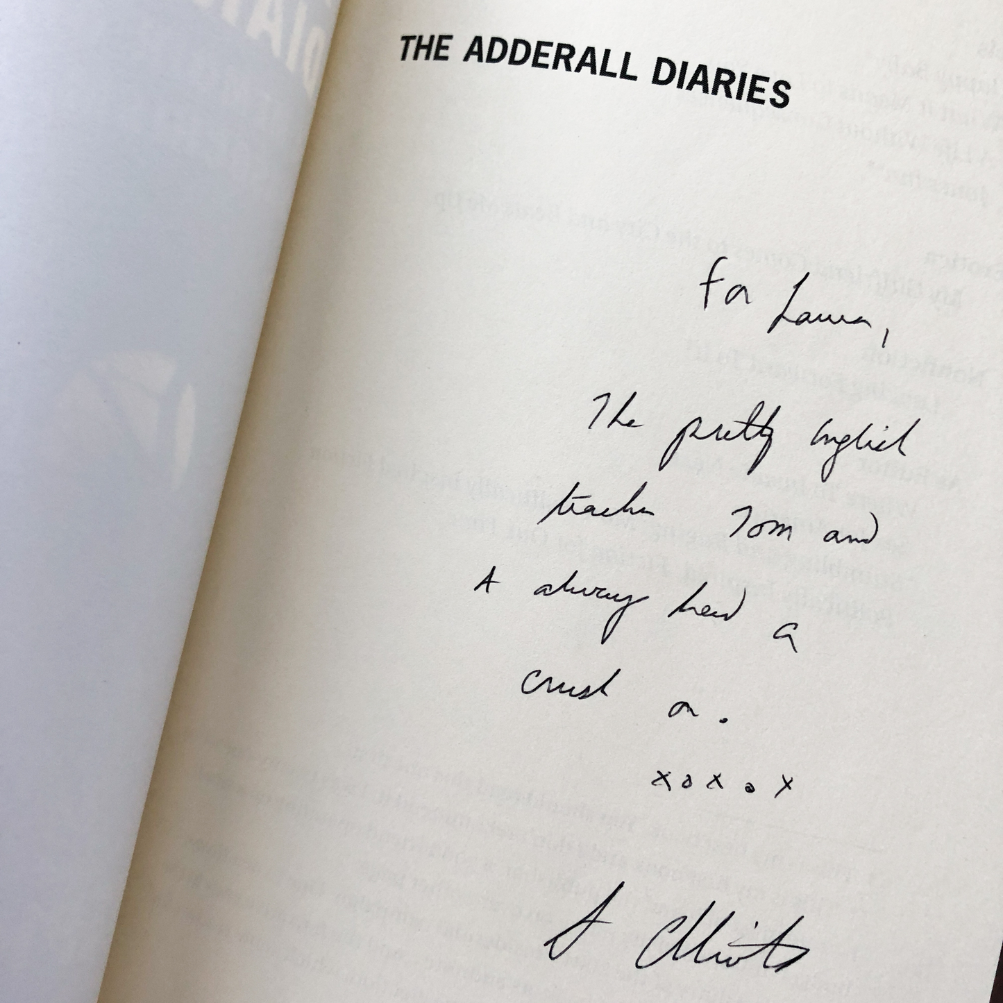 The Adderall Diaries by Stephen Elliott [SIGNED UNCORRECTED PROOF] - Bookshop Apocalypse
