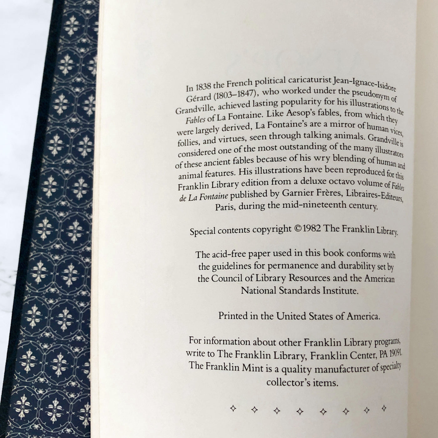 Aesop's Fables [THE FRANKLIN LIBRARY / 1982]