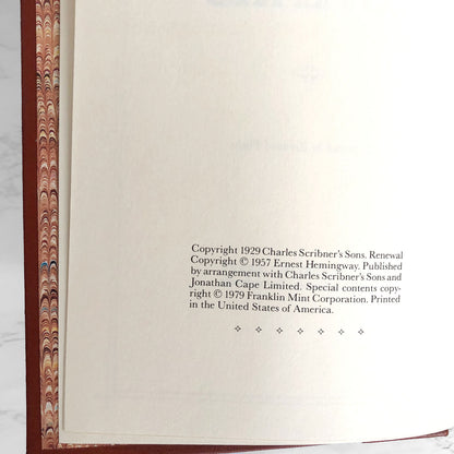 A Farewell to Arms by Ernest Hemingway [THE FRANKLIN LIBRARY / 1979]