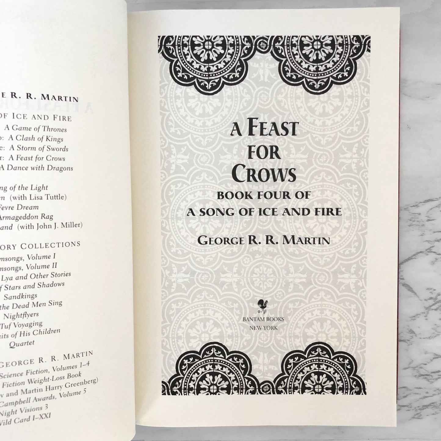 A Feast for Crows by George R.R. Martin [FIRST EDITION] 2005