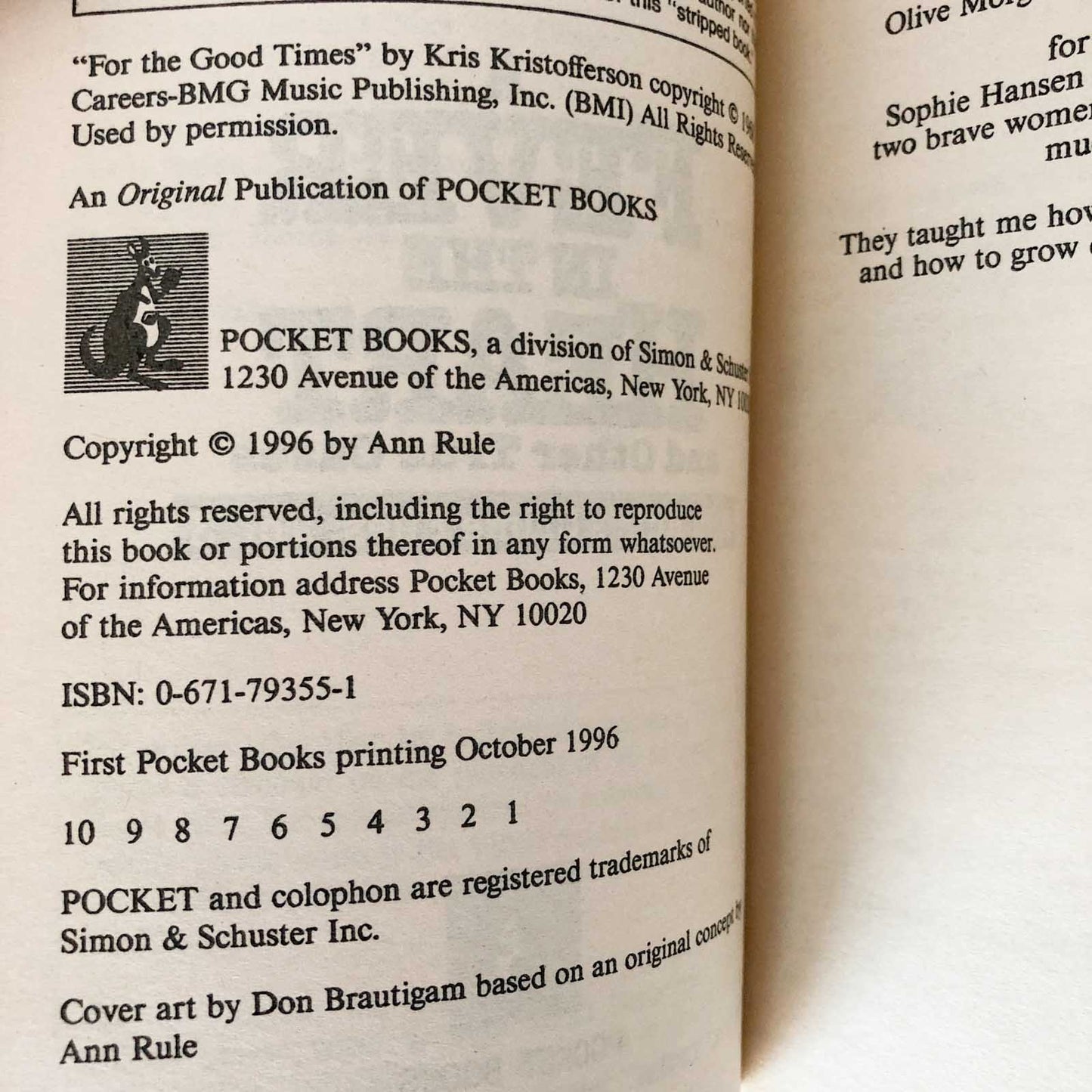 A Fever in the Heart & Other True Cases by Ann Rule [1996 PAPERBACK]