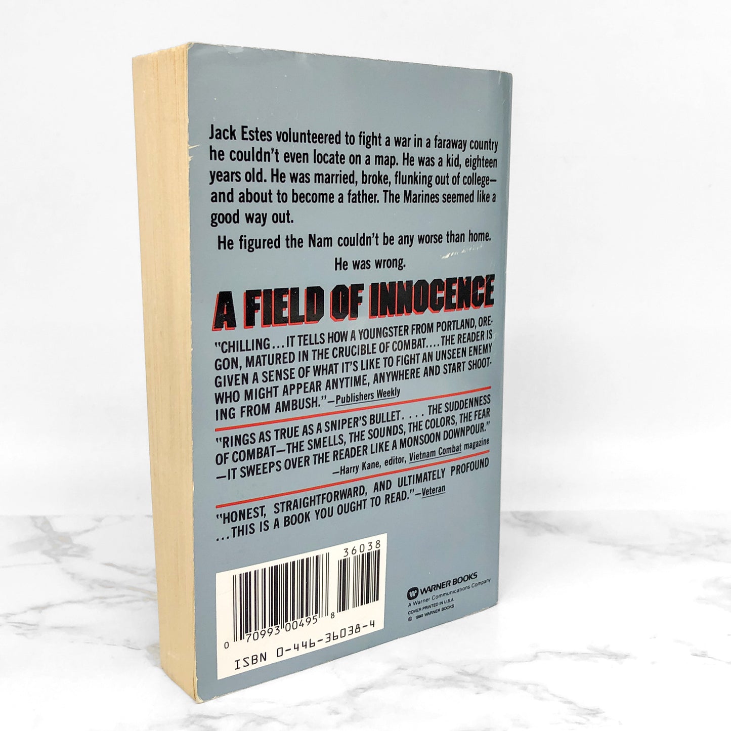 A Field of Innocence by Jack Estes [1990 PAPERBACK]