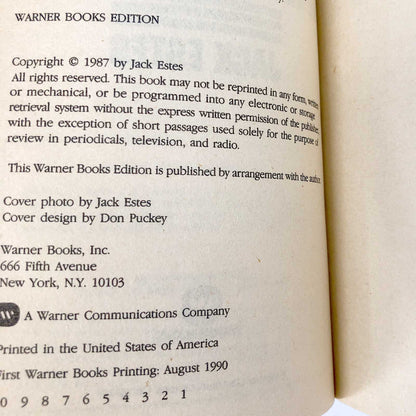 A Field of Innocence by Jack Estes [1990 PAPERBACK]