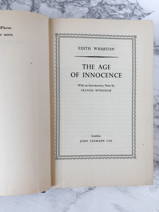 The Age of Innocence by Edith Wharton [1953 HARDCOVER] - Bookshop Apocalypse