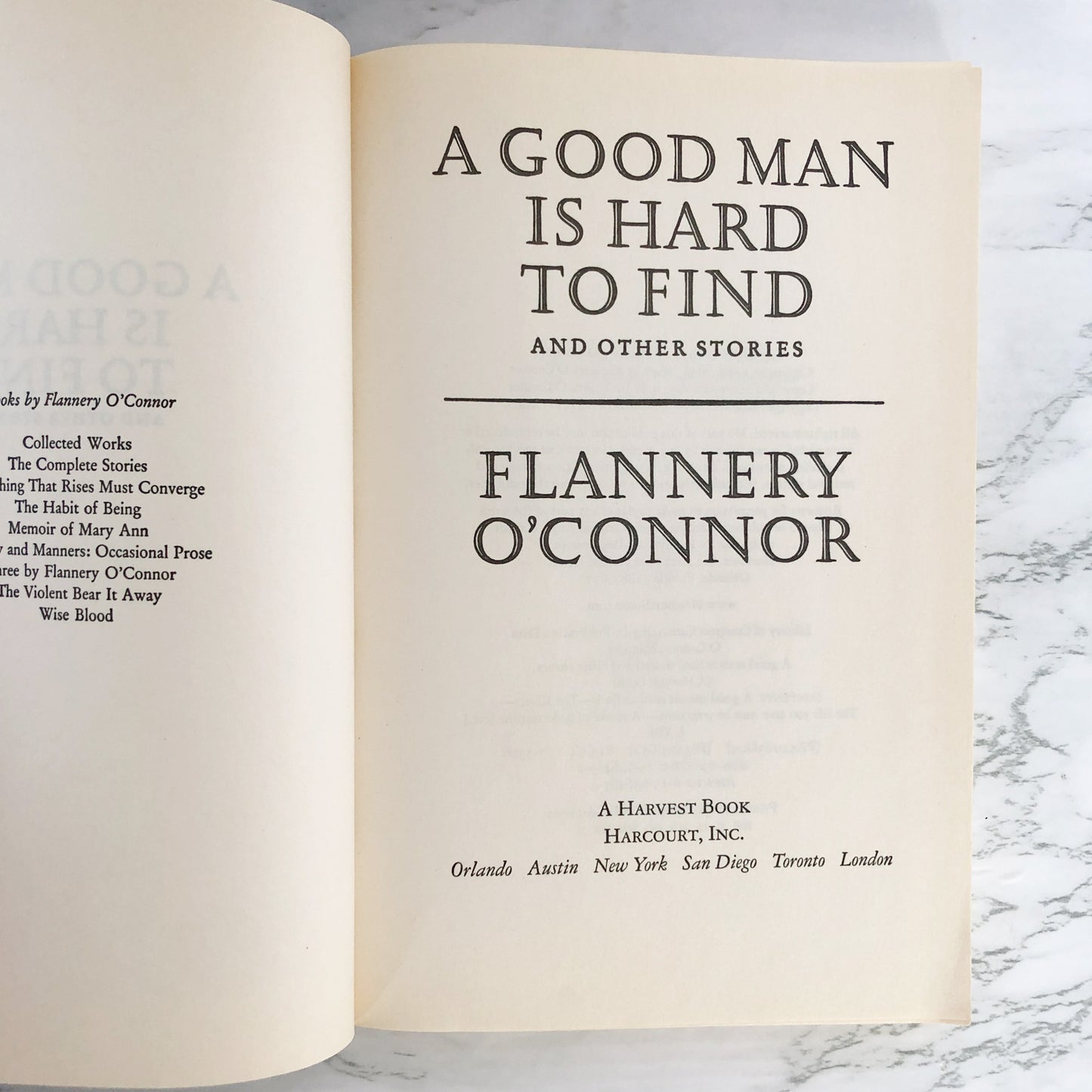 A Good Man is Hard to Find & Other Stories by Flannery O'Connor [TRADE PAPERBACK]