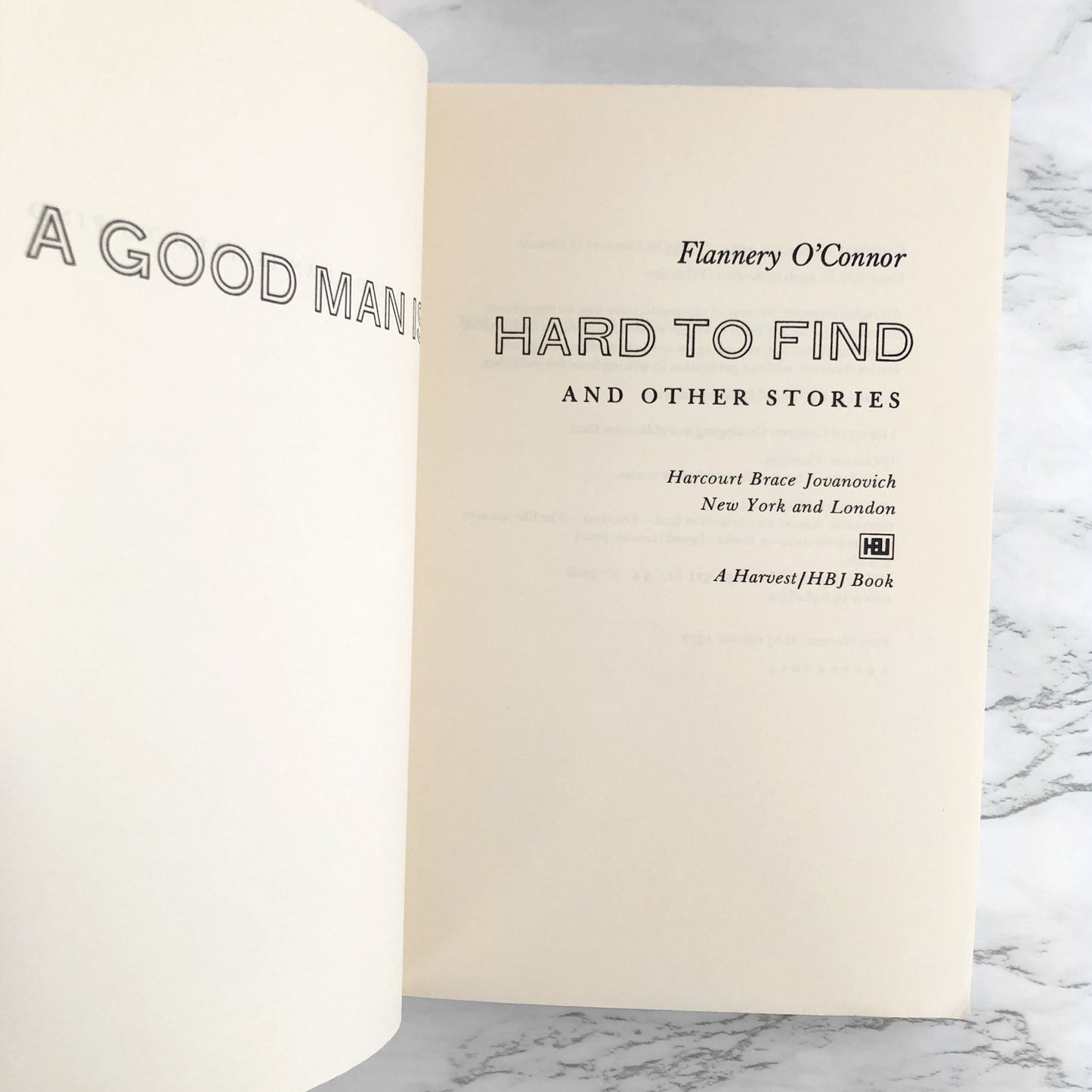 A Good Man is Hard to Find & Other Stories by Flannery O'Connor [1977 TRADE PAPERBACK]