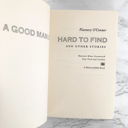 A Good Man is Hard to Find & Other Stories by Flannery O'Connor [1977 TRADE PAPERBACK]