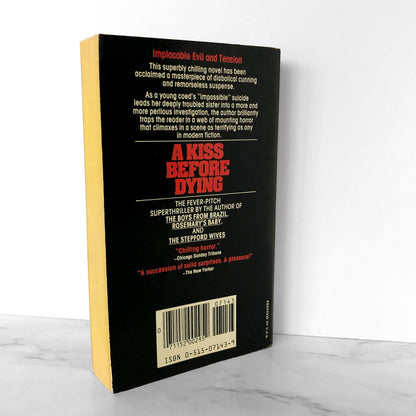 A Kiss Before Dying by Ira Levin [1982 PAPERBACK]