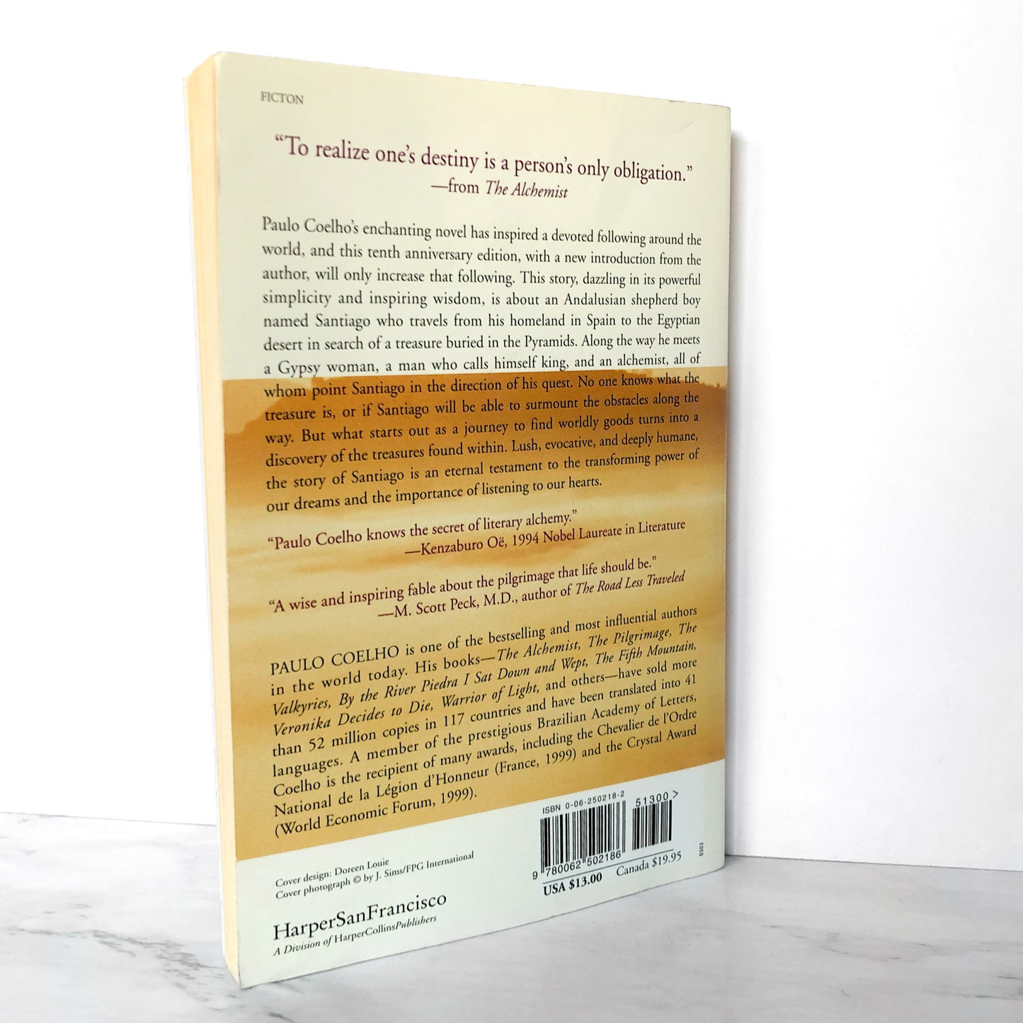 The Alchemist by Paulo Coelho [10th ANNIV. PAPERBACK / 1998]