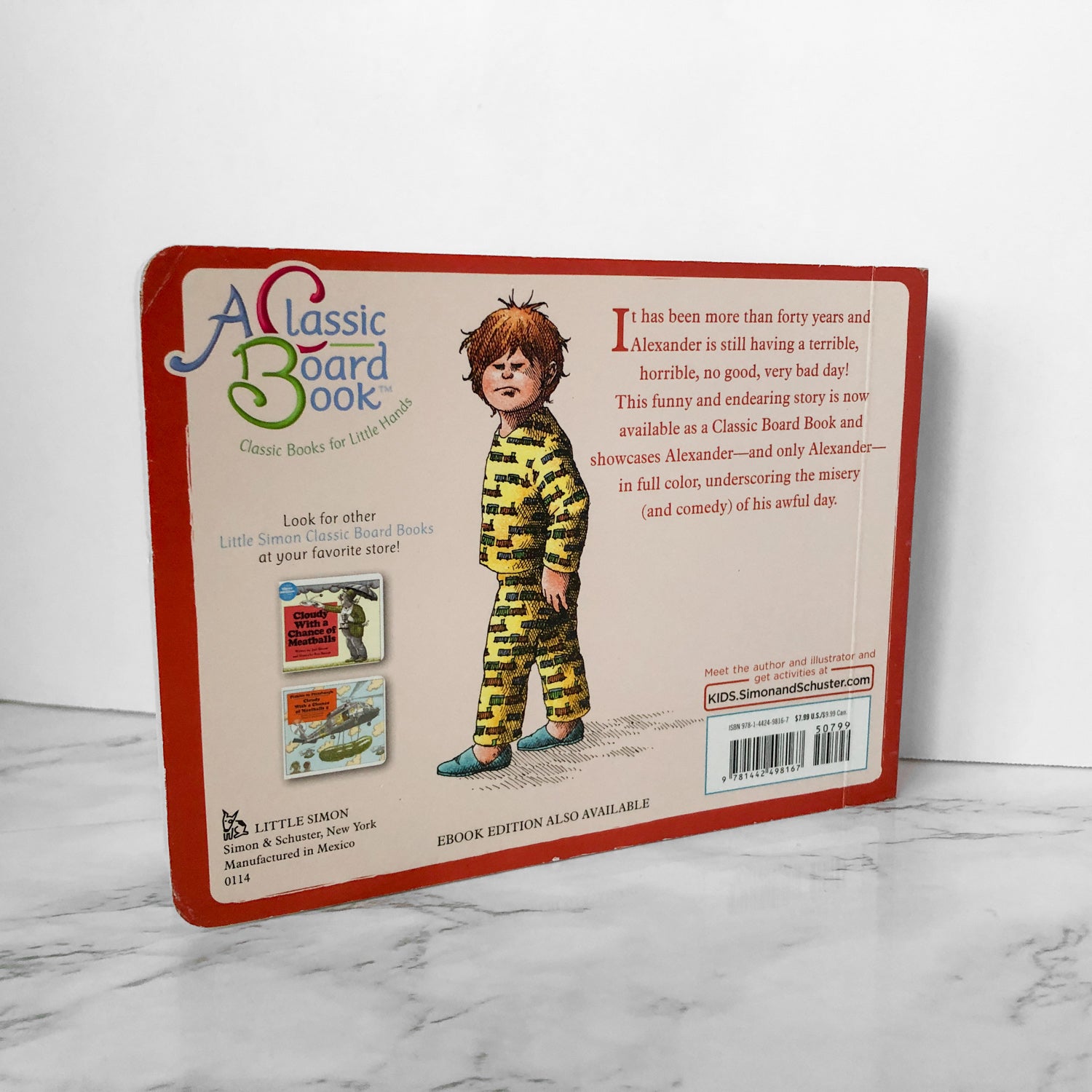 Alexander and the Terrible, Horrible, No Good, Very Bad Day by Judith Viorst [BOARD BOOK] - Bookshop Apocalypse